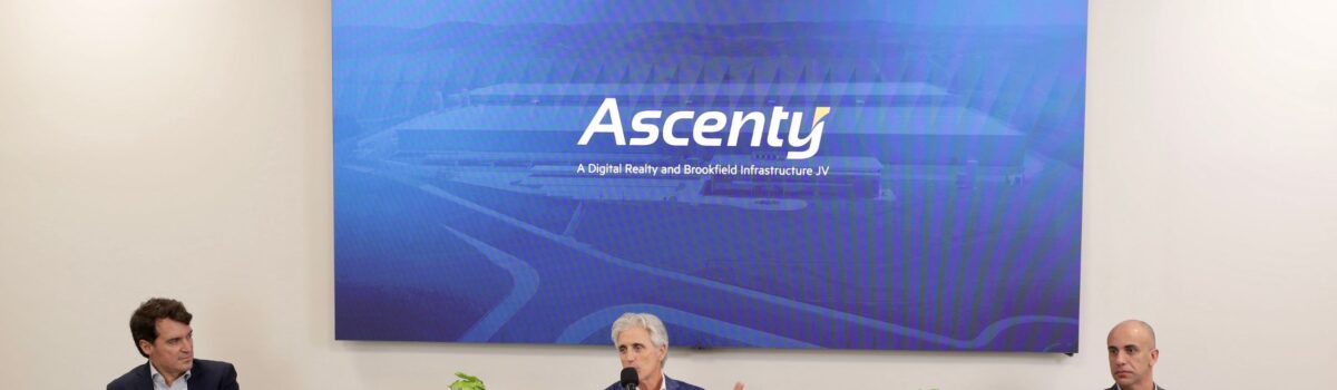 Ascenty anuncia novos contratos de IA com recorde de 150 MW e investimentos de US$ 1,2 bilhão para expansão  